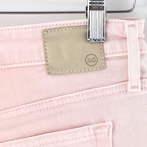 Adriano Goldschmied The Bryn Jean Short Pink Distressed Cut Off Sz 28R - Picture 7 of 10